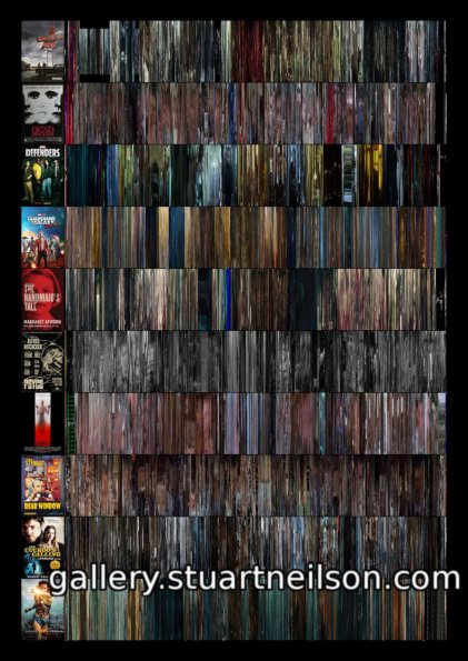 Stuart Neilson - 1d3 Film-barcodes (video slit-scans)