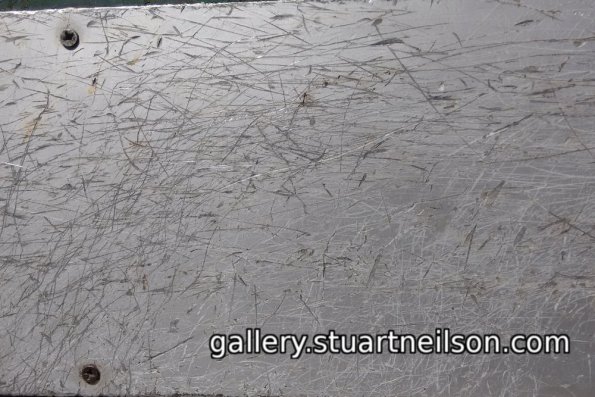 Stuart Neilson - 3e3 Patterns of contact, door kick plate, Merchants Quay